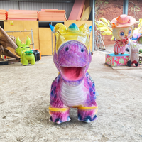 Parc d'attractions électrique Dragon Ride pour enfants Robot Animatronique Dragon Scooter