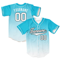 Maillot de baseball personnalisé à séchage rapide en maille, vierge pour sublimation, de haute qualité, en sergé, pour homme