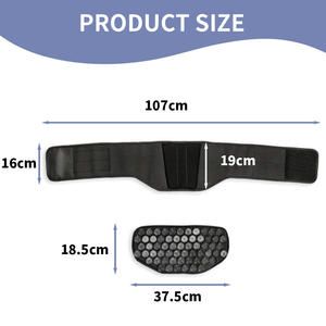 Cinturón de soporte lumbar ajustable para la parte inferior de la espalda, esterilla de acupresión para la cintura con picos de plástico, cinturón de masaje para hombres y mujeres - Product Image 6