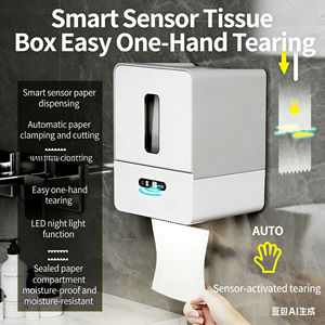 Dispensador Inteligente <span class=keywords><strong>de</strong></span> <span class=keywords><strong>Papel</strong></span> Higiénico con Sensor, Dispensador Automático Eléctrico <span class=keywords><strong>de</strong></span> <span class=keywords><strong>Papel</strong></span> Higiénico Circular <span class=keywords><strong>para</strong></span> Hogar y Restaurante - Product Image 1