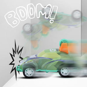 Voiture en métal moulé sous pression pour garçons, cadeau d'anniversaire, avec rotation à 360 degrés, collision interactive, retournement et fonction de recul, pour enfants - Product Image 2