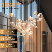 Luminaire suspendu en verre gris fumé au design nuage moderne, lampe suspendue artistique en verre soufflé, lustre pour restaurant et hôtel
