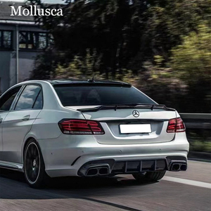 Difusor Trasero de Fibra de Carbono Estilo 4DR para Clase E W212, Protector de Parachoques Trasero 2009-2019 - Product Image 6