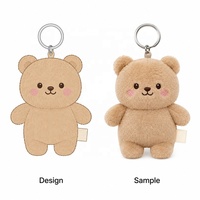 Peluche Super Douce et Mignonne, Breloque de Sac de Luxe, Animal Brodé en Peluche Douce avec Rembourrage en Coton, Idéal pour Cadeau ou Souvenir pour Enfants