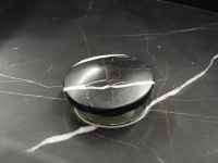 Vasque de salle de bain murale en marbre noir Nero Marquina poli, personnalisée, de luxe, pour hôtel, avec lavabo cannelé moderne
