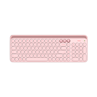 Clavier MIIIW double mode K02 104 touches 2,4 GHz compatible multi-systèmes avec Windows PC Mac Android IOS Clavier sans fil