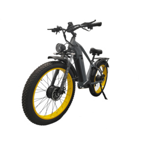 Vélo de montagne électrique 48V, vélo électrique 20 pouces, 7 vitesses, cadre en alliage d'aluminium, freins à disque mécaniques, moteur arrière double sans balais - Product Image 6