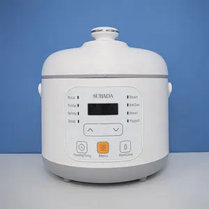 Mini autocuiseur petite capacité 1,6 L 8 en 1 multi-usage marmite programmable à cuisson rapide avec fonction de cuisson lente du riz à la vapeur