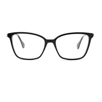 Lunettes optiques œil-de-chat classiques et élégantes, unisexe, monture en acétate premium, légères, verres PC transparents incassables, pour usage quotidien décontracté