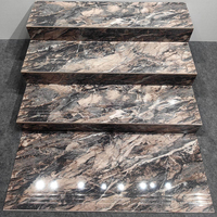Carrelage rectifié pleine épaisseur PEI4 à rainures originales 120x47cm, épaisseur 10mm, pour intérieur moderne et usage hôtelier, OEM/ODM, échantillon gratuit