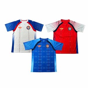 <span class=keywords><strong>Maillot</strong></span> de football style Haïti 2026 personnalisé, respirant, séchage rapide, évacuation de l'humidité, qualité supérieure, pour supporters - Vente en gros usine - Product Image 1