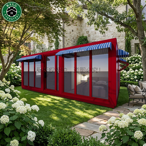 Casa Prefabricada de Acero Ligero de 40 Pies x 20 Pies con Baño y Cocina, Casa Contenedor Expandible Prefabricada, Casa Móvil Portátil - Product Image 1