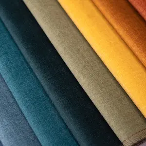 Wholesale 100% polyester printed matte velvet fabric custom high-quality velvet fabric for sofa curtains