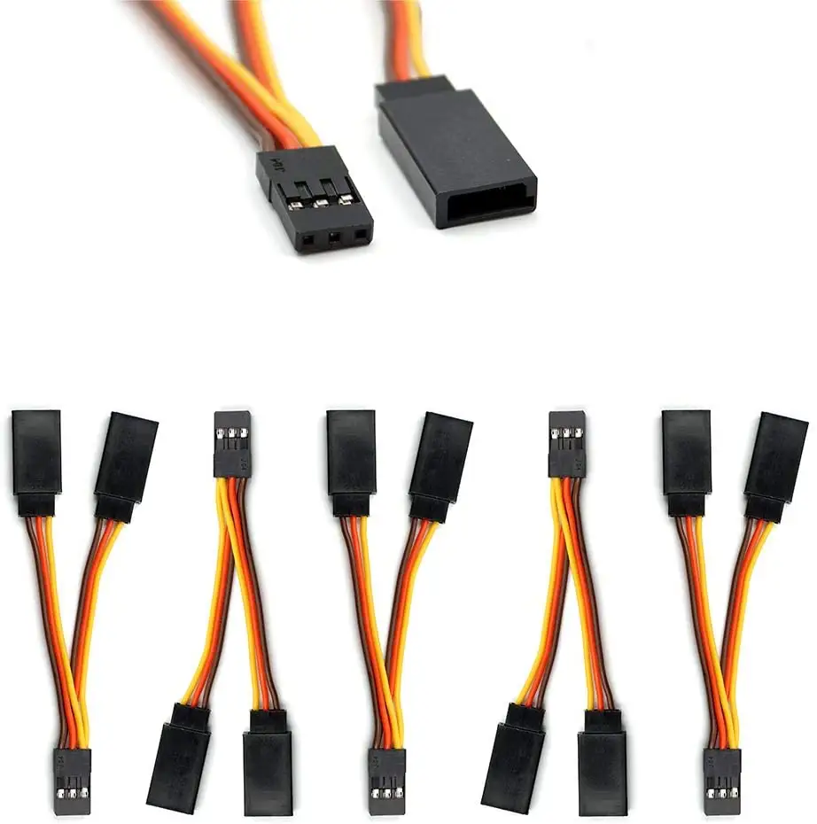 JR parallel cable Servo Extension Cable Cord Female to Male Lead Wire Connector JR for RC Car Airplanes Remote Control