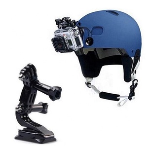 Compatible con <span class=keywords><strong>GoPro10</strong></span>, kit de accesorios de 7 piezas para montaje en casco, soporte fijo universal para cámara de acción DJI - Product Image 2