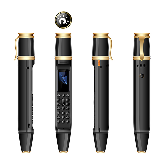 2022 New Product BM111 0.96 Inch Screen Dual SIM Card GSM Pen Shaped Mobile Phone