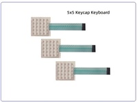 Clavier à membrane flexible FPC en PET/PC pour instrument de pesage, étanche, à touches convexes, avec circuit imprimé 4x4, fabriqué en Chine