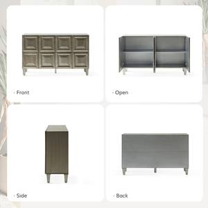 Fabricante colección muebles 58 ''moderno personalizado mejor calidad aparador de madera para comedor y sala de estar decoración del hogar - Product Image 3