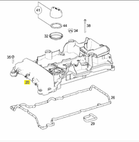Pour Mercedes Benz W271 moteur OE 2710101730 usine Offre Spéciale Auto Pièces Couvercle De Soupape