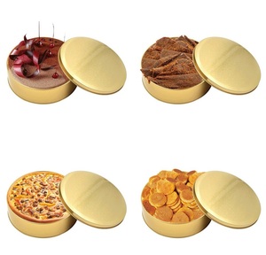 RTS 168*50mm Food Grade Round Baking Tin <strong>Box</strong> for Cake Cookie Doughish Candy Custom Logo Cooking Container <strong>Metal</strong> Jar Put the Oven - Product Image 4