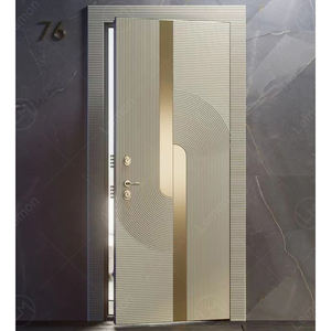 <span class=keywords><strong>Porte</strong></span> d'entrée extérieure pivotante intelligente de luxe à <span class=keywords><strong>prix</strong></span> abordable, en aluminium moderne, pour villa - Product Image 4