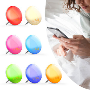 Moes WiFi <strong>2nd</strong> <strong>Generation</strong> Smart Wake-up Light with 7 Colours, 4 Alarms, Snooze, Night Light, Compatible with <strong>Alexa</strong> and GoogleHome - Product Image 5