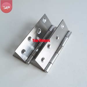 Bisagras de Acero Inoxidable de 4'' con Cabezal de Remache, Par de Bisagras para Puerta con Apertura de 180 Grados para Baño, Cocina y Uso Exterior - Product Image 3