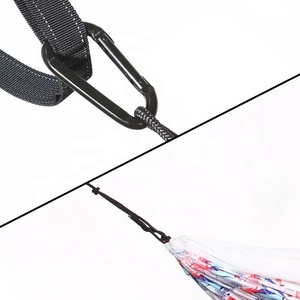 Moq 1PC màu xanh Splice màu xám dù cổ xách tay võng ghế đu cho Đi Bộ Đường Dài Ngoài Trời - Product Image 5