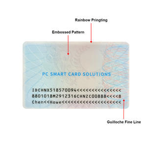 Tarjetas de PVC con Impresión Personalizada, Película de Laminado Holográfica, Tarjetas con Holograma Anti-Falsificación e Impermeables - Product Image 6