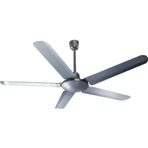 Stainless Steel Blade Copper Motor Wire Metal Canopy 5 Blades Create Strong Air Wind