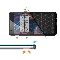 Coque arrière en silicone pour coque de téléphone One Plus 8 Pro Coque de protection en fibre de carbone pour Oneplus 3 3T 5 5T 6 6T 7 7T Pro Case Sports