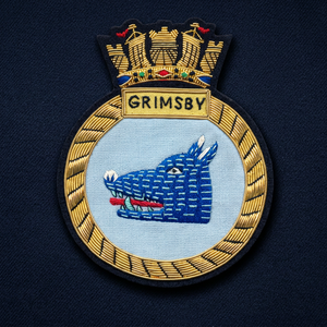 GRIMSBY High Quality Lace Embroidered Patch <b>Sew</b>-On Fabric Badge Circular Luxury Design for Garment - Product Image 1