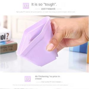 Suministro de fábrica, maceta pequeña cuadrada negra para vivero, plástico grueso, carnoso, Color caramelo, hogar cuadrado, ecológico, venta al por mayor, planta de flores - Product Image 4