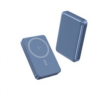 Batterie externe sans fil OEM personnalisée avec logo, mini 10000 mAh, 15 W, 2 câbles, en alliage d'aluminium, affichage 20 W, charge rapide PD
