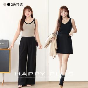 Camisola Básica Ajustada con Cuello en V, Talla Grande, Negra y Caqui, de Fibra de Viscosa Tejida, para Mujer, Capa Interior - Product Image 5