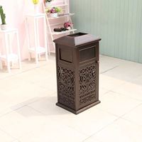 Tempat Sampah teras luar ruangan aluminium taman kotak buah rumah cocok untuk kebun halaman vila perumahan dan penggunaan komersial