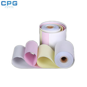 Rouleau Jumbo de Papier Sans Carbone Écologique en Gros pour Usine, Rouleau de Papier NCR à Image Bleue et Noire pour Imprimante, Unité de Rouleau de Papier pour Formulaires Informatiques - Product Image 1
