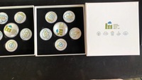 Vente d'usine Chengjun Aimants de réfrigérateur en cristal en forme de dôme, personnalisables, lavables, écologiques et de haute qualité - Cadeau