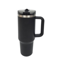 Couvercle de remplacement pour gobelet de 40 oz 20 + Color Block Flip Couvercle détachable Bec amovible et joint Couvercle résistant aux fuites Sans moisissure