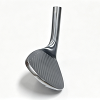 Wedge de golf haut de gamme à double semelle rebondissante, design de logo personnalisé, rainures complètes, wedge de sable