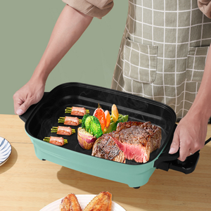 Poêle électrique à double oreille de vente chaude poêle de cuisson en aluminium moulé sous pression antiadhésive pour un usage domestique pour la pizza et la marmite - Product Image 5