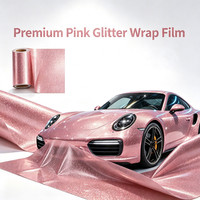 Film de protection de voiture de haute qualité, film intégral pour carrosserie, PET PVC, film de protection de voiture rose brillant, rouleaux de film de protection pour voiture