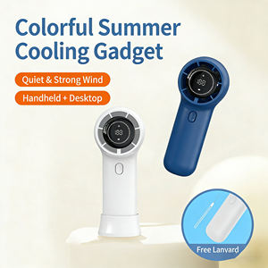 Ventilateur portatif haute vitesse 100 vitesses, turbine puissante, rechargeable en extérieur, mini ventilateur USB portable - Product Image 2