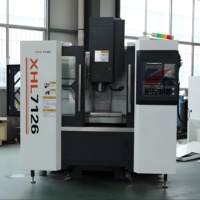 VV Machine Mini XH7126 4 axes CNC fraiseuse haute vitesse verticale Siemens comprend un moteur à engrenages caractéristiques automatiques