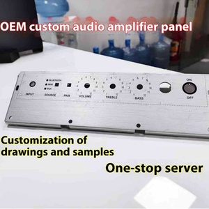 เครื่องขยายเสียงอัจฉริยะ WellTop 2.0 แชนแนล แผ่นปิดตกแต่งแบบสัมผัส ทำจากอะลูมิเนียมอัลลอยด์ขึ้นรูปพิเศษ วัสดุโลหะ - Product Image 4