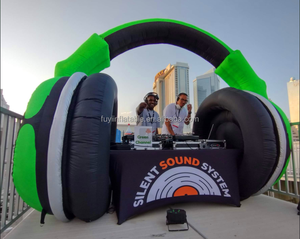 Earphone raksasa bisa disesuaikan dekorasi Digital Printing untuk acara luar ruangan promosi iklan pesta - Product Image 3