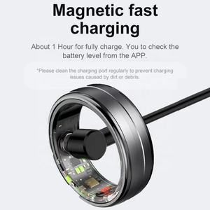 R06 Smart Ring zur Finger-Fitness-Verfolgung, Telefonringe für iOS, Männer und Frauen, Herzfrequenz- und Blutsauerstoff-Gesundheitsmonitor, Tracker-Smart-Ring für iPhone - Product Image 4