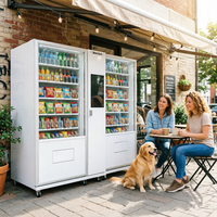 Distributeur automatique intelligent de boissons et de collations avec écran tactile, SDK, paiement par carte de crédit, système de refroidissement et gestion à distance IoT