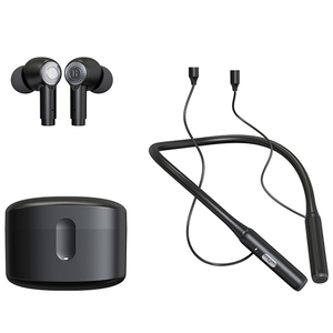Valdus <span class=keywords><strong>J9</strong></span> cuffie con archetto da collo 2 In 1 ANC ENC auricolare BT Wireless TWS cuffie 36 ore di durata della batteria auricolari - Product Image 2