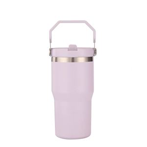Mug de voyage portable avec poignée latérale, gobelet isotherme en acier inoxydable à double paroi de 30 oz pour voiture, bureau et extérieur - Product Image 3